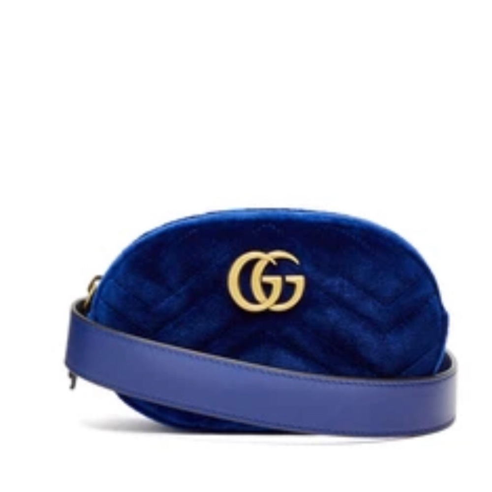 New NwT Gucci velvet belt bag
